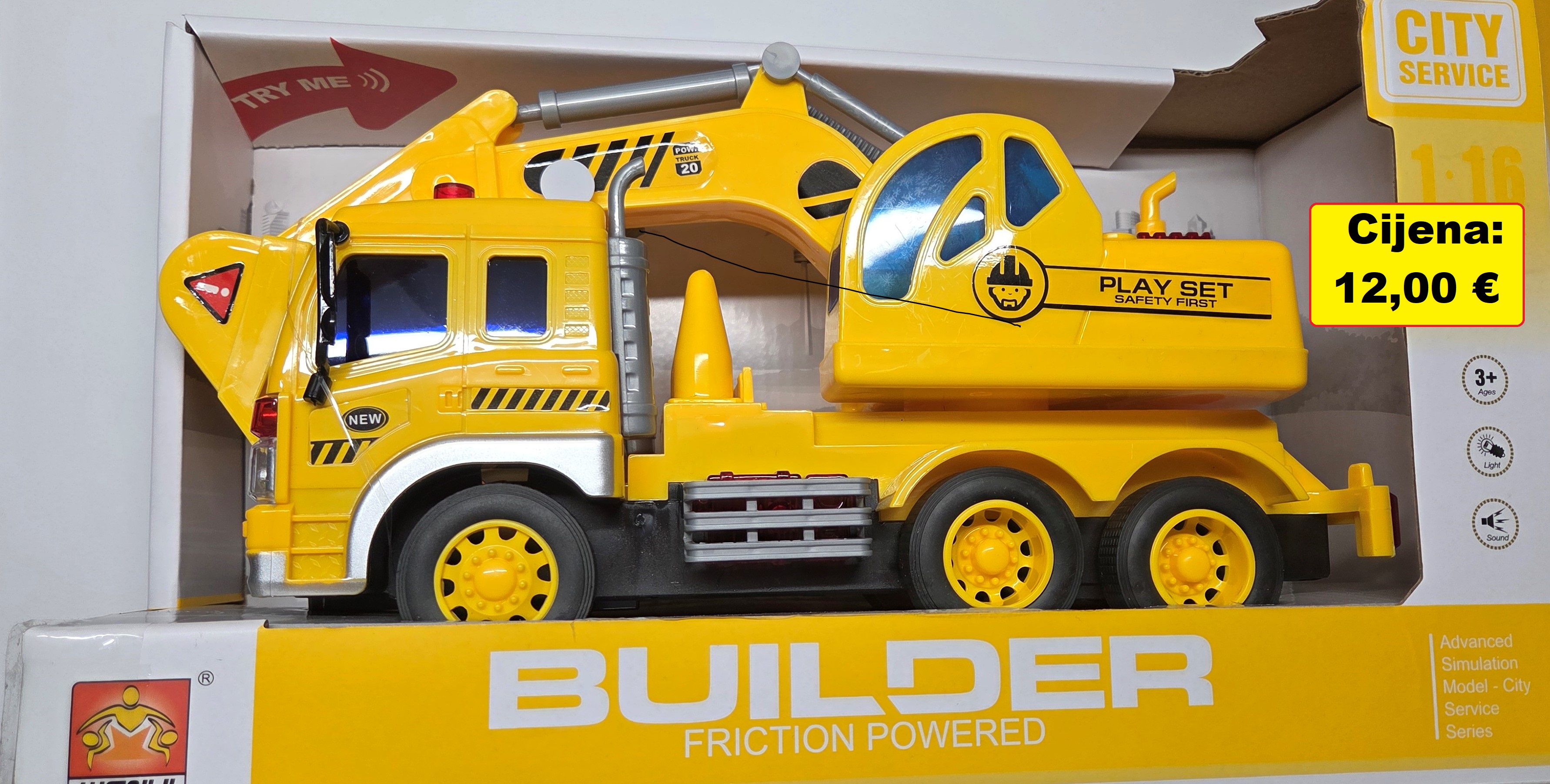 KAMION ZA SMEĆE SA SVJETLOM I ZVUKOM